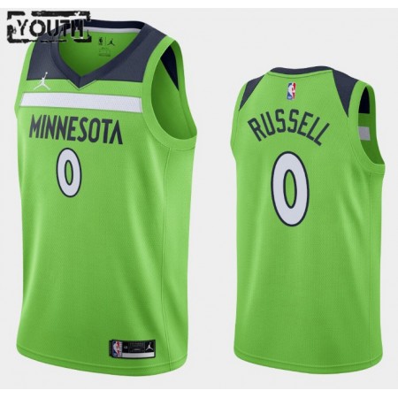 Dječji NBA Dres Minnesota Timberwolves D Angelo Russell 0 2020-21 Jordan Brand Statement Edition Swingman